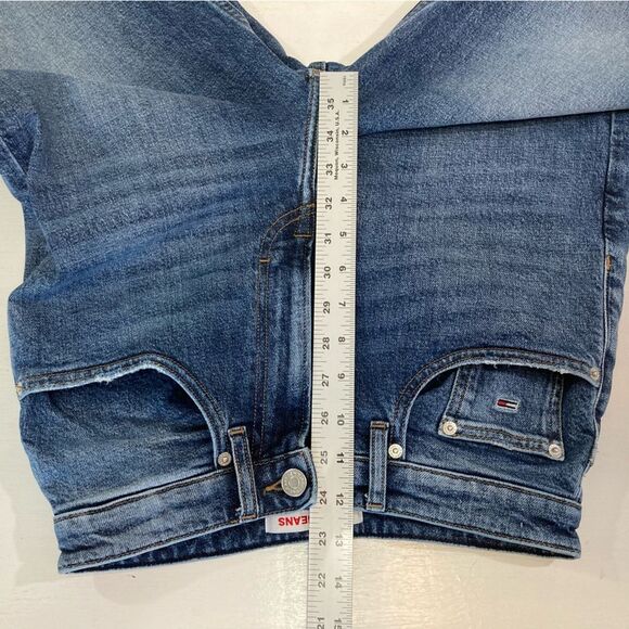 Tommy Hilfiger Big Flag Jeans Women’s 27/32 VTG High Rise Blue Y2K Casual - Picture 10 of 12
